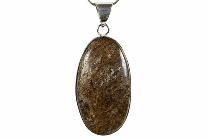 Shimmering Bronzite Pendant (Necklace) #345319